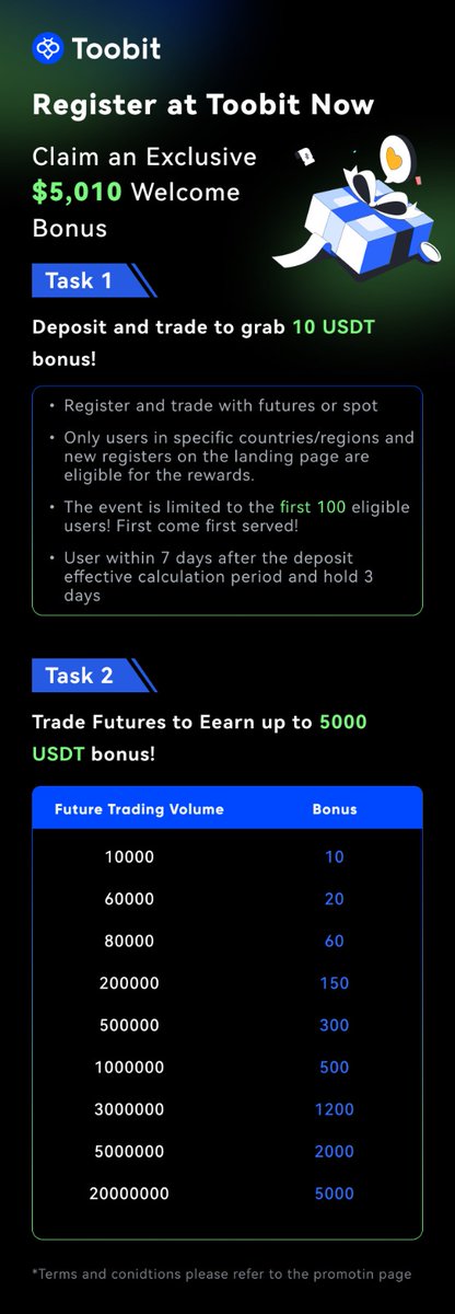 Toobit borsasıyla resmi partnerlik başlattıgımızı duyurmaktan memnuniyet duyarız. 🔔

Kriptoholder takipçilerine özel güzel bir etkinlik ile geldik. İlk 100 kişi için geçerli bu etkinliği kaçırmayın

Etkinlikte 5010$'a kadar ödül kazanabilirsiniz. Detaylar için etkinlik görseline