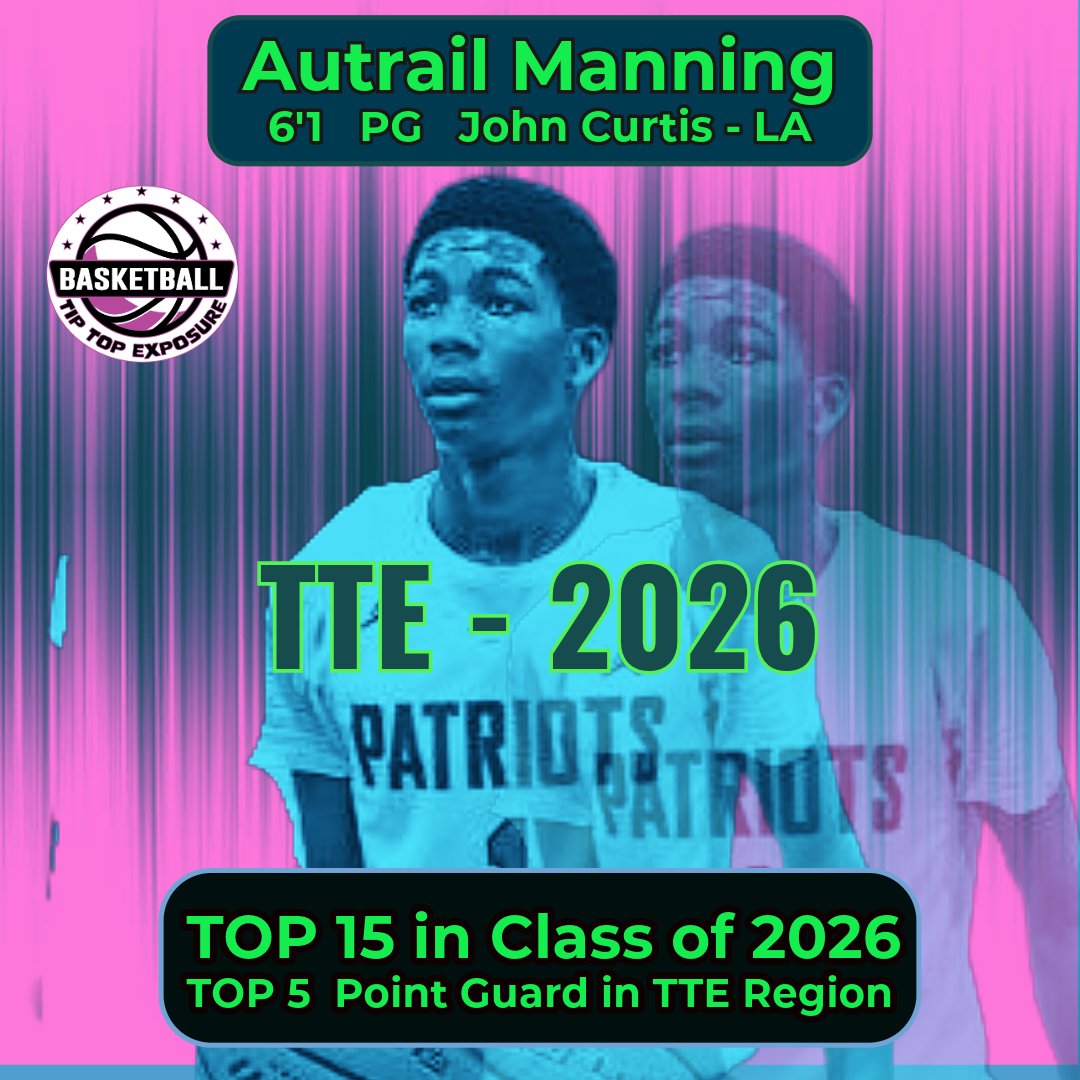 @tiptopmbb (@tiptopmbb) on Twitter photo Autrail Manning is a standout prospect and one of the top point guards in the TTE region, renowned for his versatility, athleticism, and high basketball IQ. He is poised for a promising future in basketball. <a href="/Autrail3/">Autrail Manning Jr.</a> #livon #louisianabb #jtcurtisbb #NOLA Autrail Manning is a standout prospect and one of the top point guards in the TTE region, renowned for his versatility, athleticism, and high basketball IQ. He is poised for a promising future in basketball. <a href="/Autrail3/">Autrail Manning Jr.</a> #livon #louisianabb #jtcurtisbb #NOLA