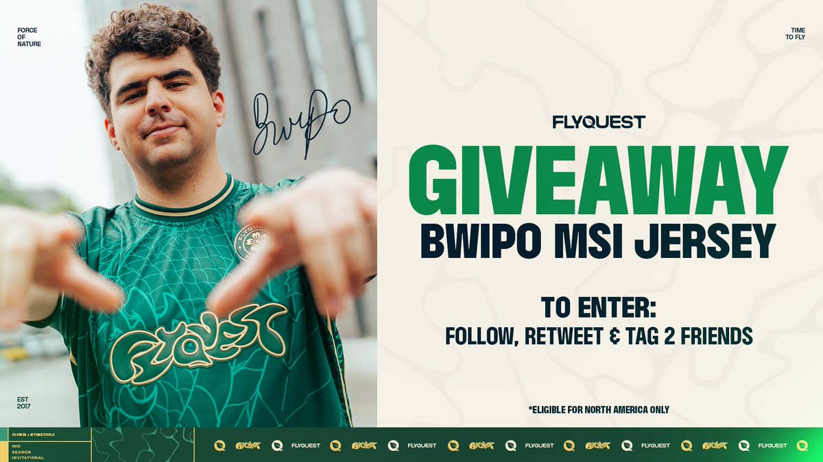 Our boss asked us how to get 90k followers on Twitter, so we're doing a giveaway!

Exclusive <a href="/Bwipo/">Bwipo</a> MSI 2024 Jersey! 

To Enter:

Follow 🐦
Retweet ♻️
Tag 2 Friends 🫂

(NA ONLY)