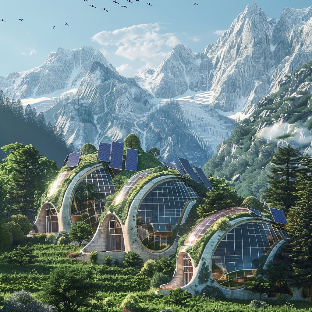 Earthbasedsoul's tweet photo. Solarpunk is a rebellion against the dark and dystopian narratives of the future. It offers a hopeful alternative, where communities come together to build a world powered by clean energy and collective action. 
#SolarpunkWorldBuilding https://t.co/YUoRy9EkEI