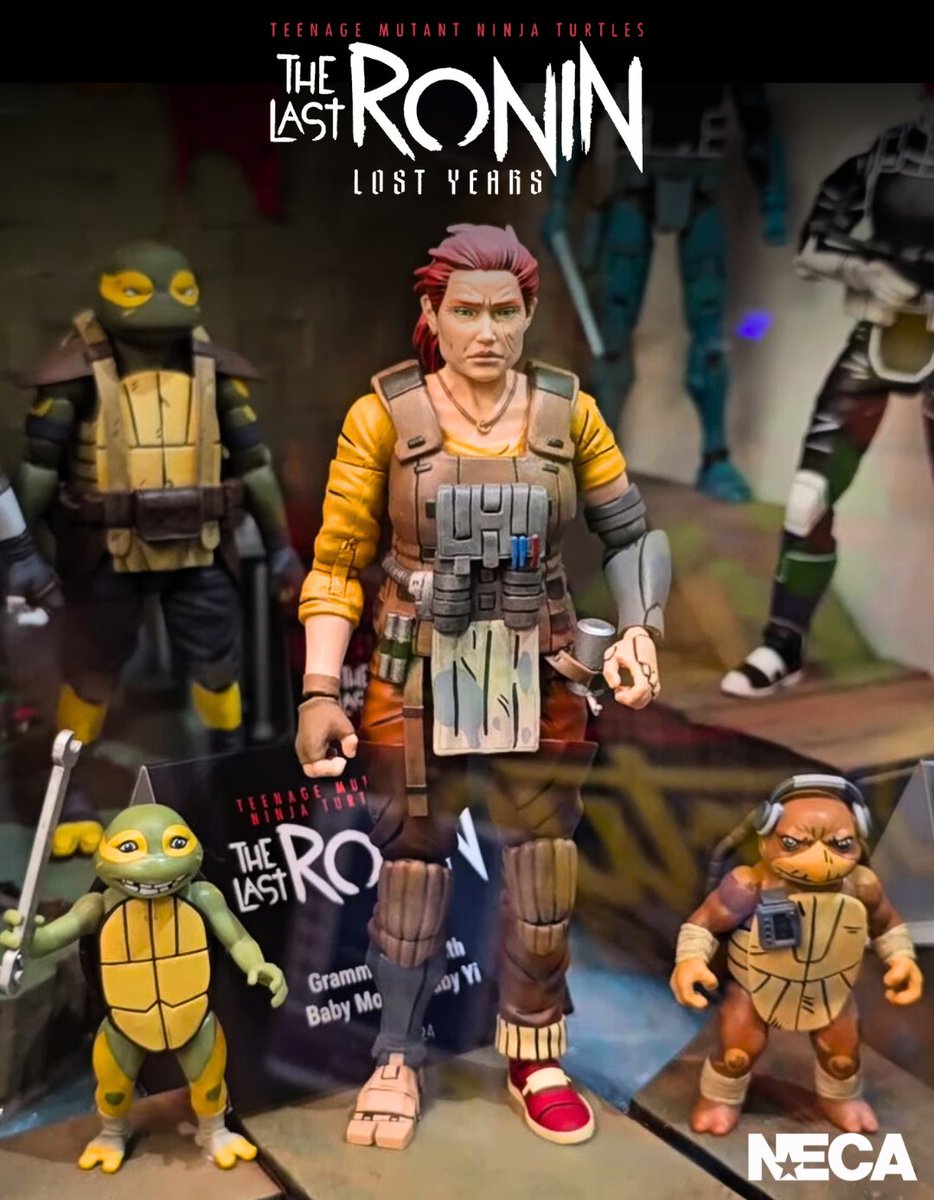 Neca TMNT The Last Ronin: The Lost Years Grammy April, Baby Moja