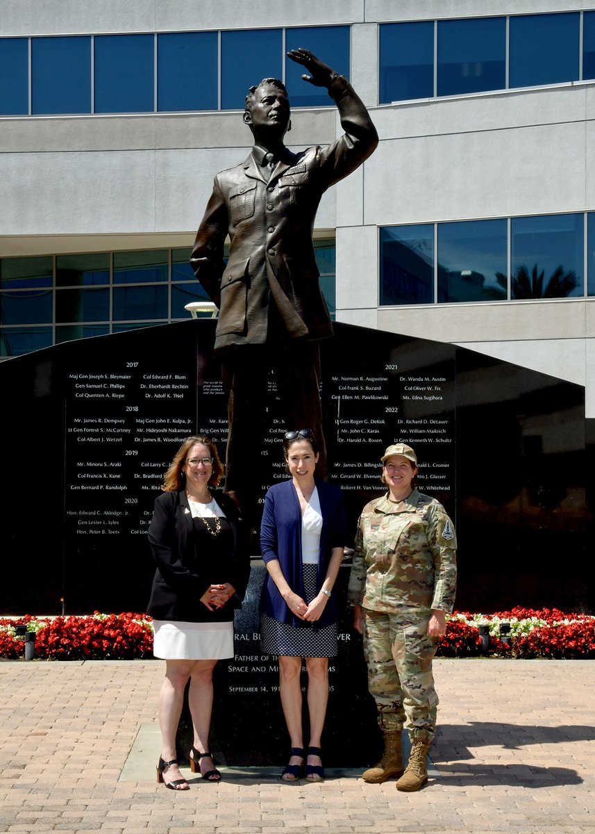 USSF_SSC's tweet image. Special thanks to @StateADS&apos;s Assistant Secretary Mallory Stewart for her recent visit to discuss #SpaceSystemsCommand’s mission and its ability to enable the #SpaceForce in securing American interests in, from, and to space.