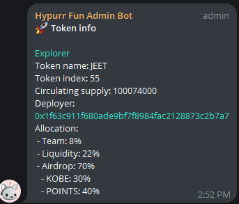 KHyperliquid's tweet image. $KOBE holders are getting their first airdrop tomorrow at 6pm UTC. 

30% of the supply will go to $KOBE holders and 40% to $POINTS holders. 

snapshot has not been taken yet.