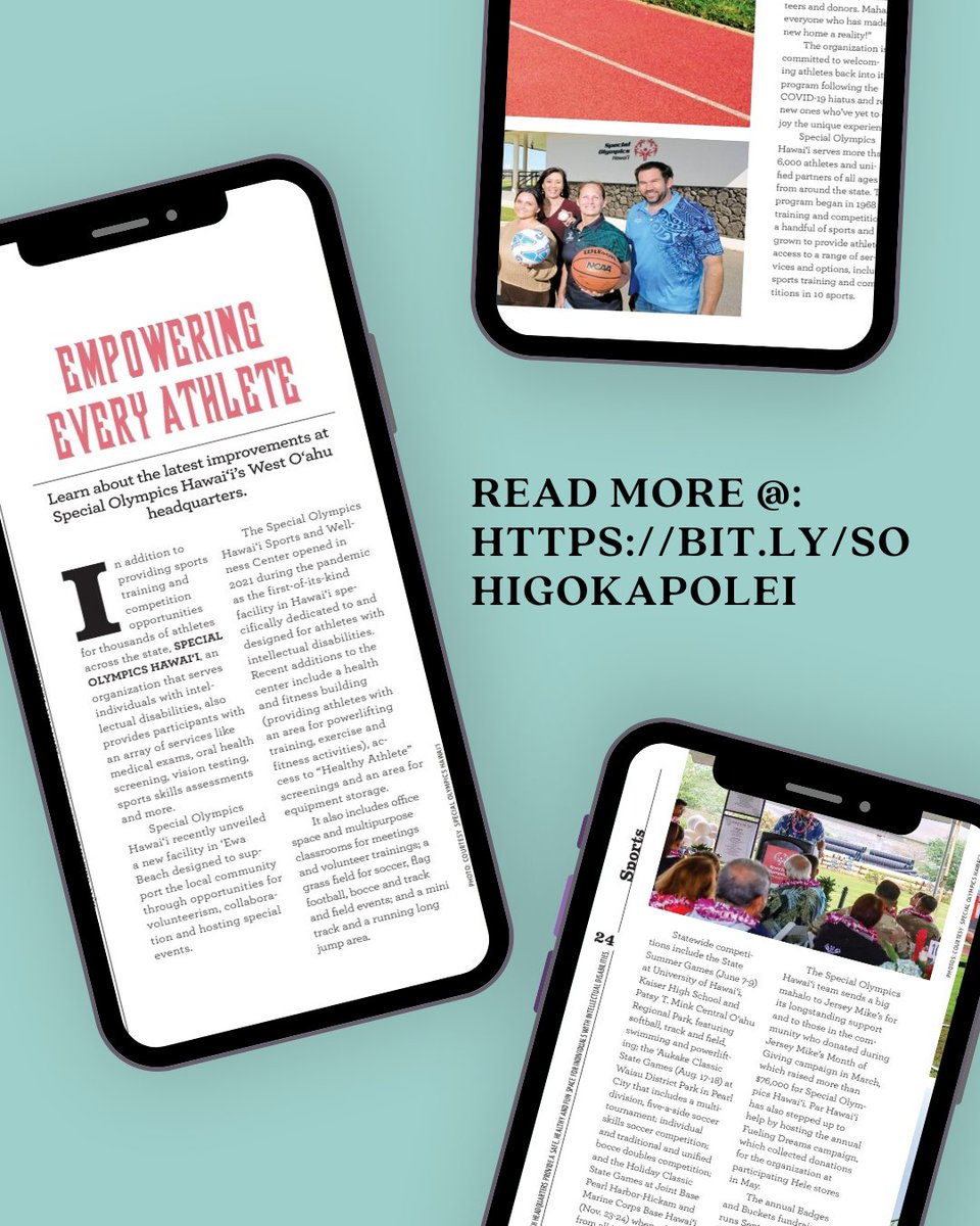 CrystalClearHI's tweet photo. GO and read the current edition of @gokapoleimagazine for a great write up on @sohawaii's work to empower EVERY athlete, regardless of their abilities: https://t.co/t1lY8UbqGq ✨ 🏅 #SpecialOlympicsHawaii #clientnews #crystalclearcommunications https://t.co/VC13eHQcdX