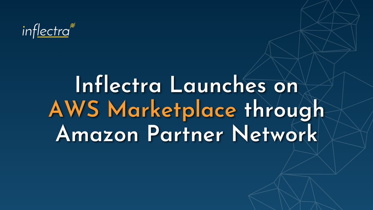 Inflectra joined the Amazon Partner Network as a Software Path partner 🎉  We also have listed our products on the #AWSMarketplace! Streamline software procurement &amp; access our full suite of tools in your AWS account 👉 ow.ly/AFmr50SJnn5 #InflectraSoftware #InflectraNews