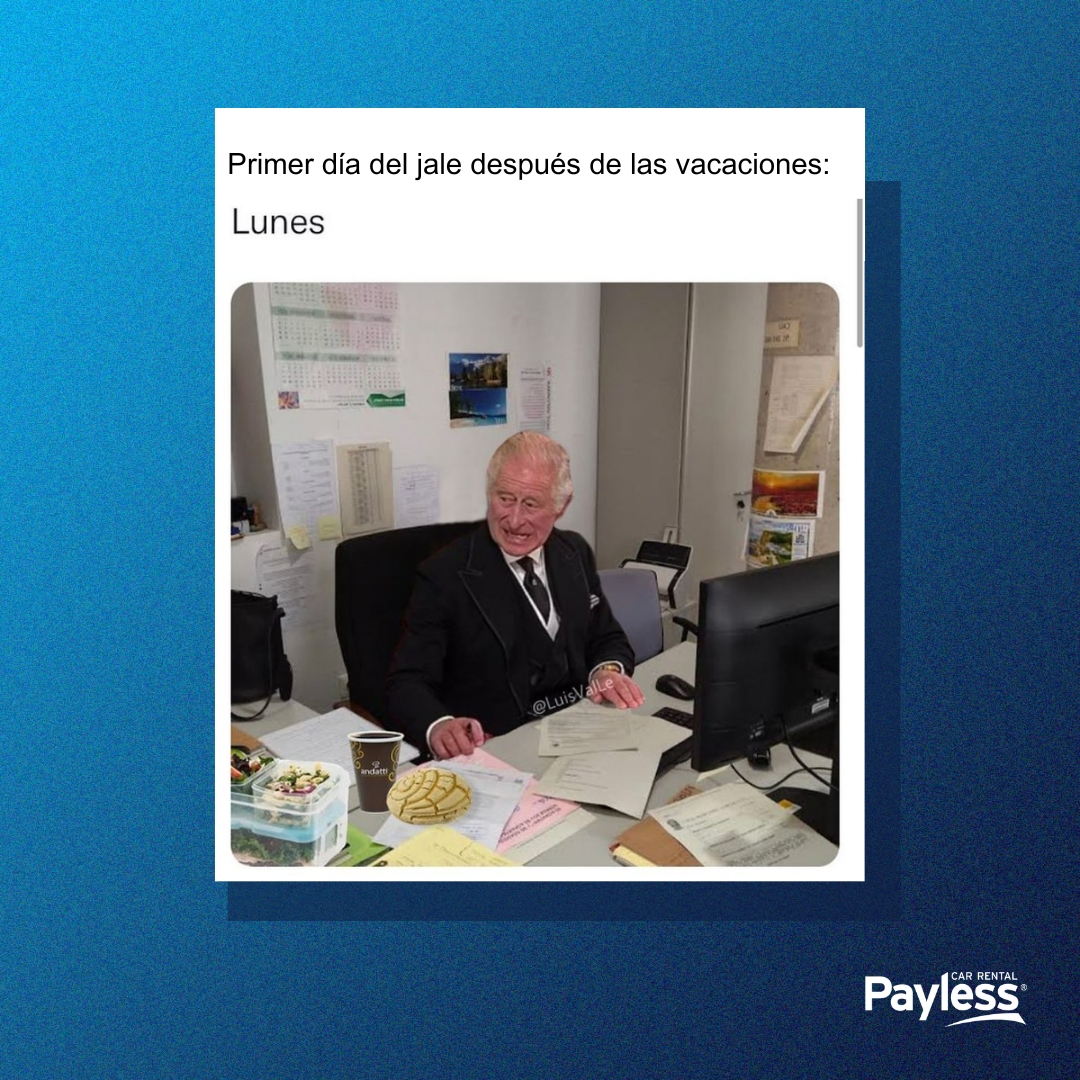 PaylessMexico's tweet photo. Con toda la actitud 😂
.
.
.
.
.
.
#humor #paylesstrip #viajes #vacacionesdevareno #rentadeautos https://t.co/o2rz5ezgWK