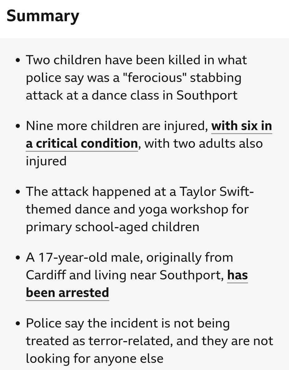 inspireajen's tweet image. If you're going into a Taylor Swift themed children's dance and yoga event with a knife, it's a very specific demographic you're targeting. We really need to think about how we define "terror" in this country.