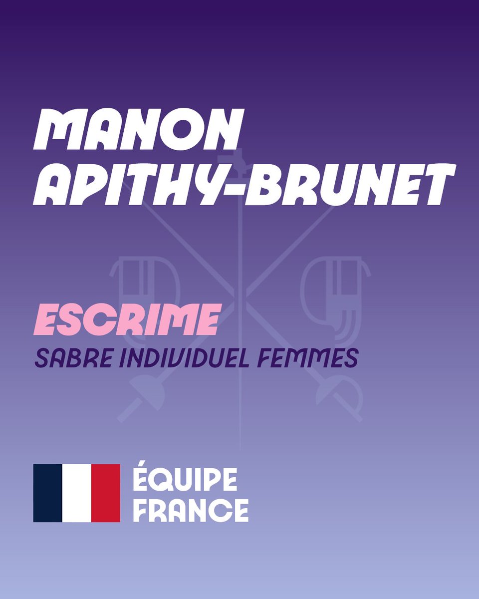 Paris2024's tweet photo. Congrats to Manon Apithy-Brunet, the No. 3 seed in the French final! 🇫🇷
-
Bravo à Manon Apithy-Brunet, la finale française a tourné en faveur de la tête de série n°3 ! 🇫🇷

#Paris2024 https://t.co/AHu6pqLeKp