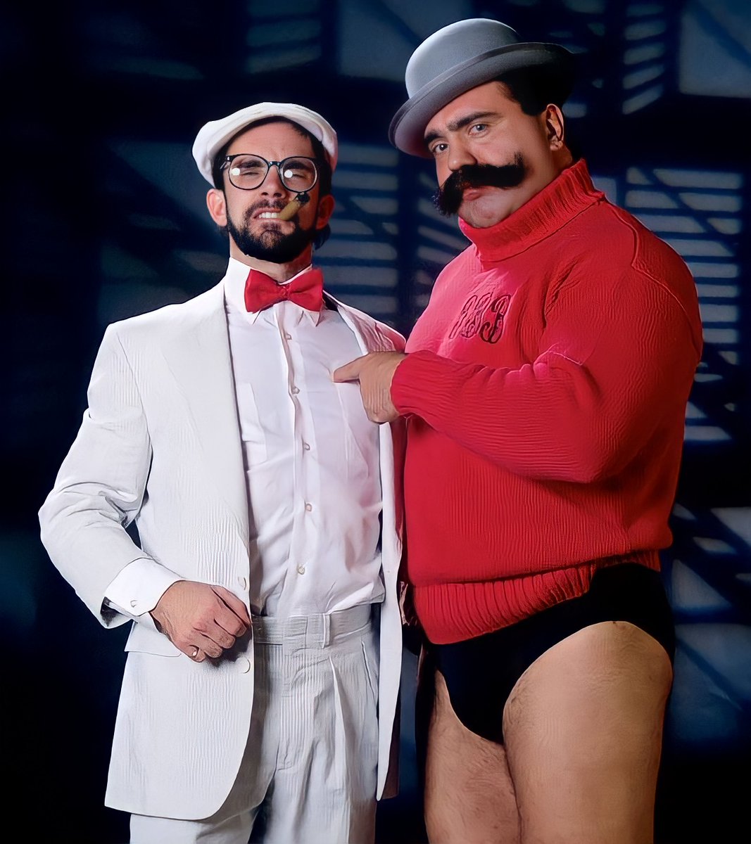 IAmEliasWWE's tweet photo. 7/29/1991
Harvey Whippleman & Nick Busick made their WWF debuts on #SuperstarsOfWrestling from The Centrum in Worcester, Massachusetts.
#HarveyWhippleman #RIPNick #NickBusick #BigBully #WWE #WWESuperstar #WWELegends #WWEHistory https://t.co/9JpzpkE4pS