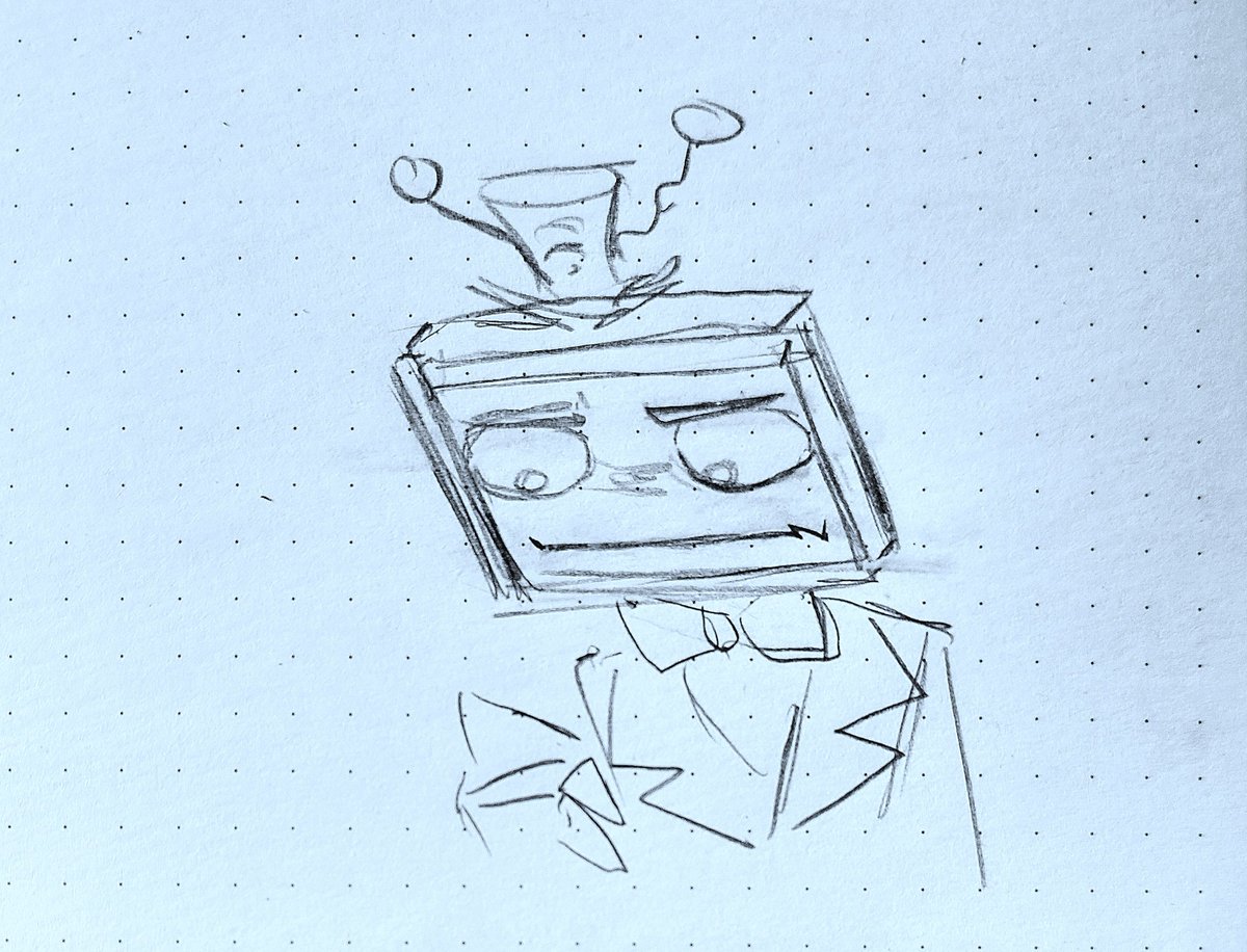 robonrolli's tweet photo. How you make a sale in Greed 🫰💵
I like to think some Loo Loo Land commercials are recorded in different rings, so Vox here has made a fellow robo friend ♡
#HazbinHotelVox #VoxHazbinHotel #robofizz #fizzbot #fizzybot #pinwheelfizzy #robovox https://t.co/rK1KkIaeTK