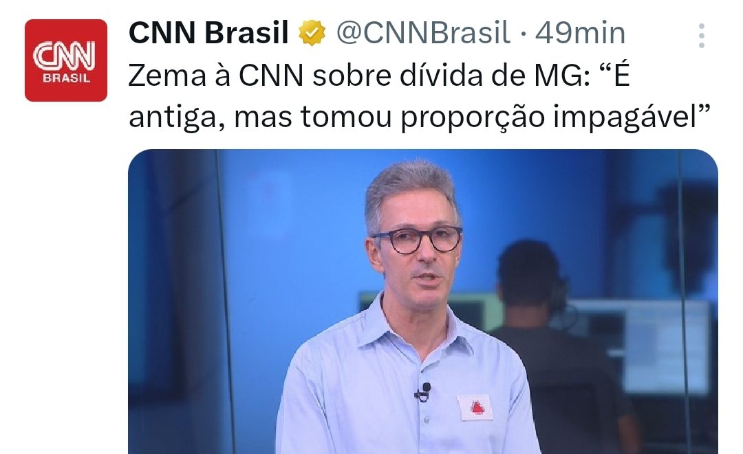 Não esquecer que o Zema aumentou o próprio salário em 300%.