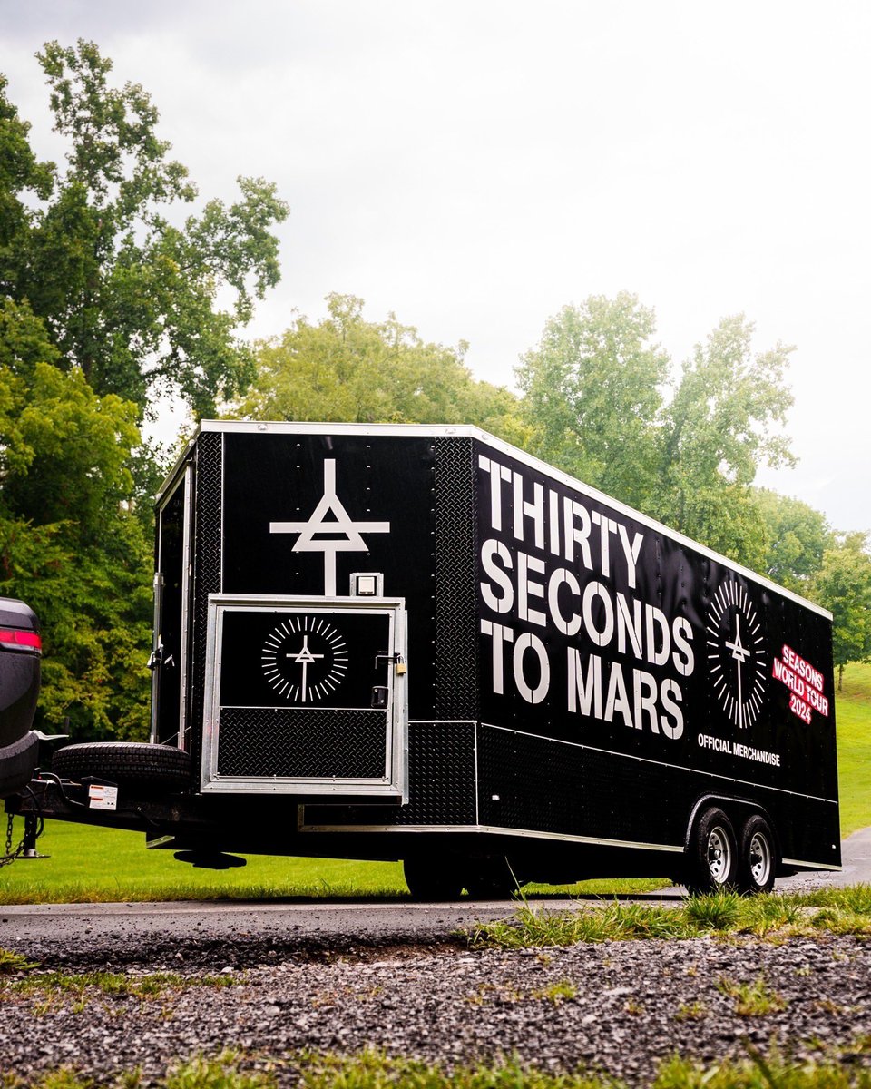 THIRTY SECONDS TO MARS (@30secondstomars) on Twitter photo MARS MERCH IS ON THE ROAD!! 🚀🚛
<a href="/MARSStore/">THE MARS STORE.</a>
Head to the MARS merch trailer before the show for first dibs and early access on all your favorites 🤘
Access begins an hour before doors, you won’t want to miss this 🕺🏻 MARS MERCH IS ON THE ROAD!! 🚀🚛
<a href="/MARSStore/">THE MARS STORE.</a>
Head to the MARS merch trailer before the show for first dibs and early access on all your favorites 🤘
Access begins an hour before doors, you won’t want to miss this 🕺🏻