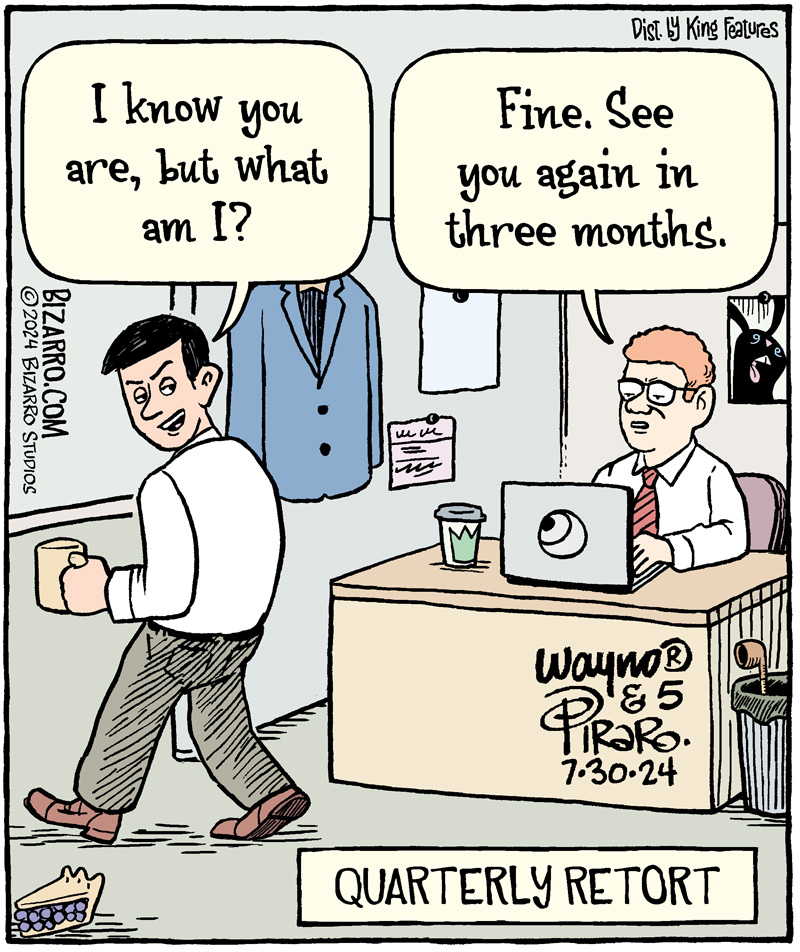 Waynocartoons's tweet image. The Comeback Kid
#comics #cartoons #officework #annoying #Bizarro
