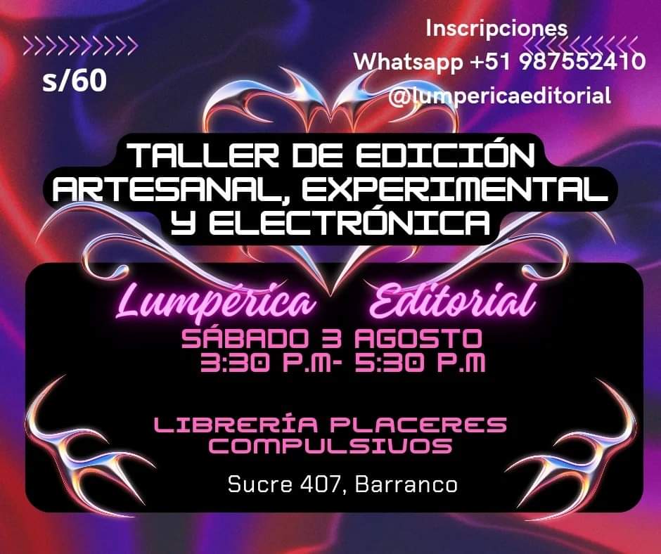 Últimos días para inscribirse en el taller de publicaciones y literatura en nuevos medios digitales 🧑‍💻📱🎛️📚