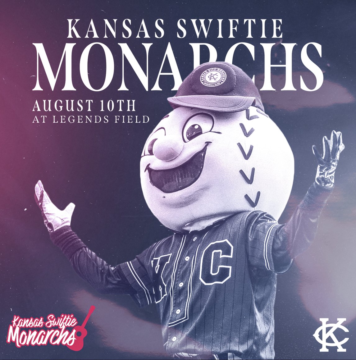 Baby, let the games begin! ✨🫶

We're the Kansas Swiftie Monarchs on August 10th and ONE lucky fan will go home with 2 FREE tickets to Taylor Swift's Eras Tour in Indianapolis! 

Snag your seats &amp; learn more here &gt; tickets.monarchsbaseball.com/events/28451-l… 

#MonarchsRule | #LetsGoMonarchs