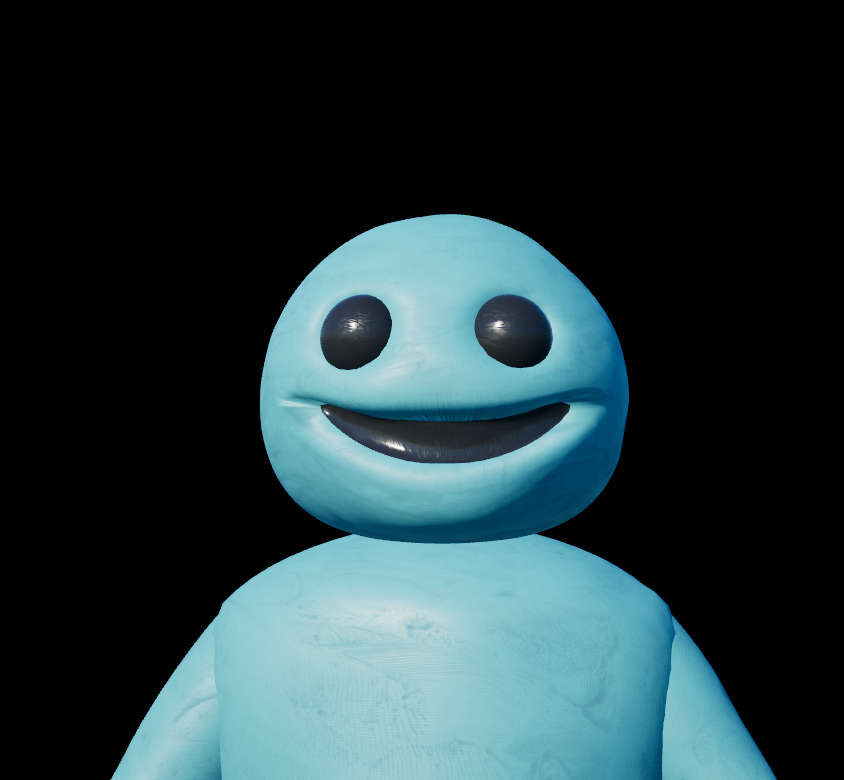 We aren't making a horror game I promise you, but this just happened.  #gamedev #gameart