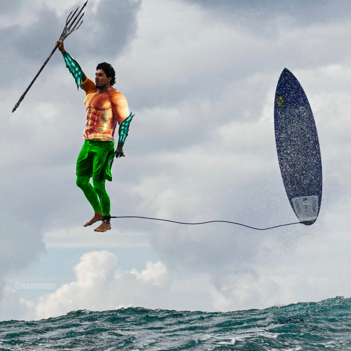 samengo_ofc's tweet photo. Medina, o nosso Aquaman brasileiro https://t.co/ZyvDU0JBmY