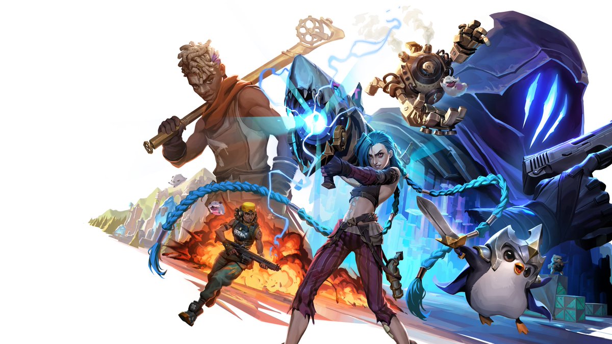 New Valorant x Arcane/League Login Art