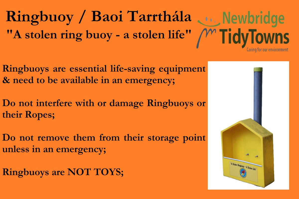 Sadly some folks have no “cop-on” &amp; are irresponsible enough to remove #Ringbuoys from their holders 𝐰𝐢𝐭𝐡𝐨𝐮𝐭 𝐝𝐮𝐞 𝐜𝐚𝐮𝐬𝐞

To those who remove or damage this equipment or steal the ropes – SHAME ON YOU!

* 𝐀 𝐬𝐭𝐨𝐥𝐞𝐧 𝐫𝐢𝐧𝐠 𝐛𝐮𝐨𝐲 - 𝐚 𝐬𝐭𝐨𝐥𝐞𝐧 𝐥𝐢𝐟𝐞 *