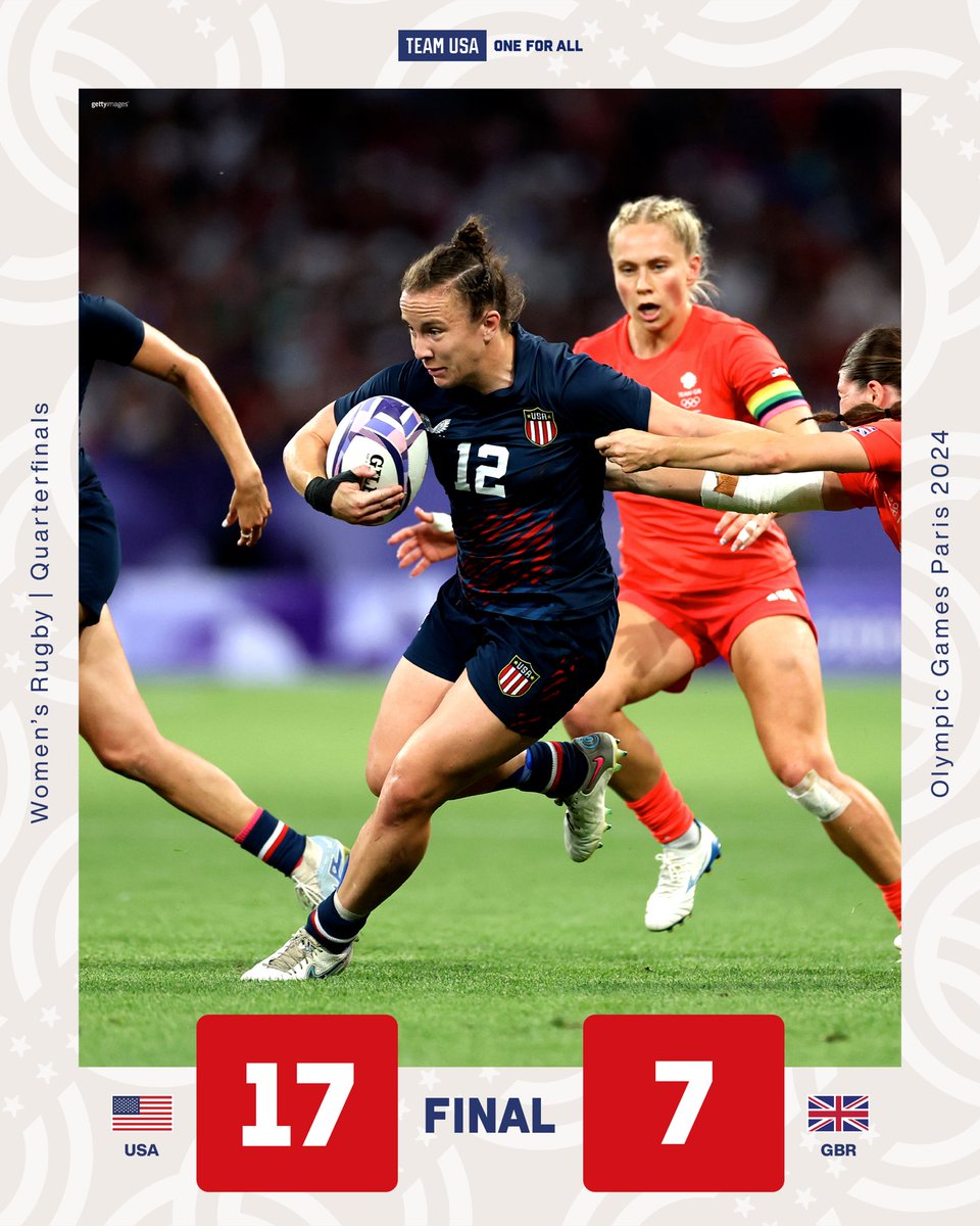 TeamUSA's tweet photo. OLYMPIC SEMIFINALS BOUND‼️

#ParisOlympics https://t.co/IlfAI1WcqM