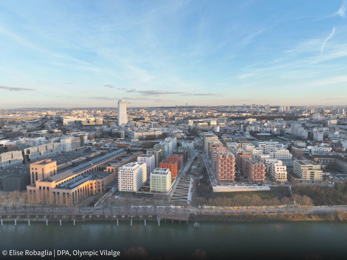 Imagining the challenges (costs, etc.), but credit to #Olympics2024 for building an Olympic village (using eco construction) on a former industrial site that afterwards will become a neighborhood. With a housing shortage and vacant land, New Orleans could achieve a similar goal.