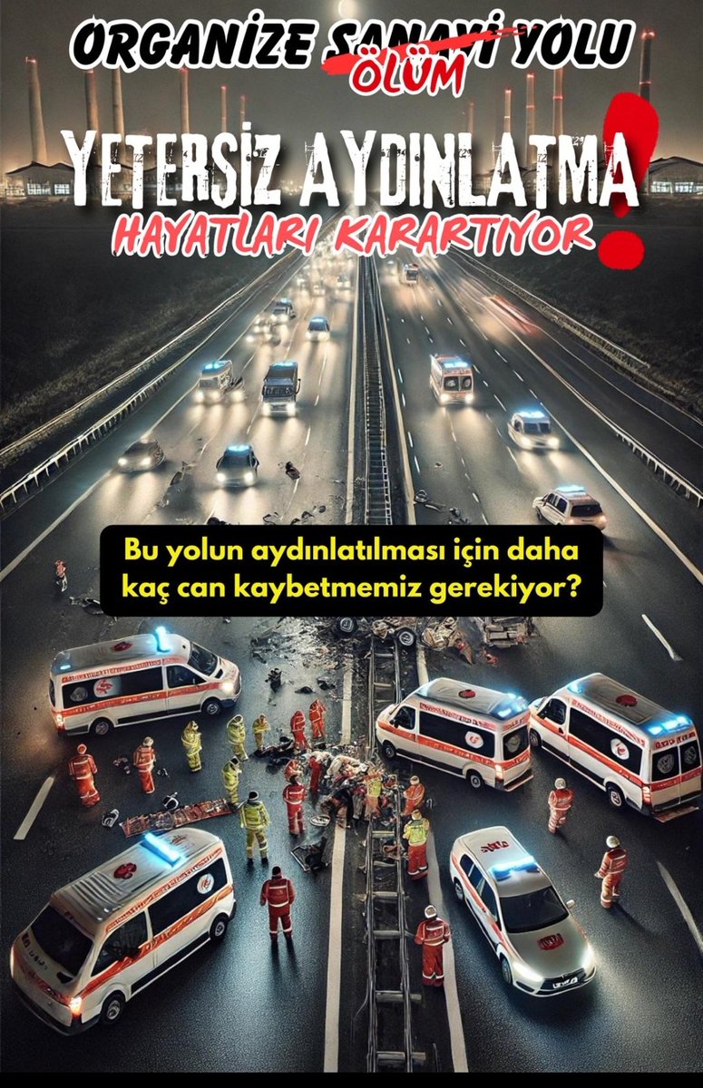 Gereği yapılsın!
#BatmanOsbYoluAydınlatılsın