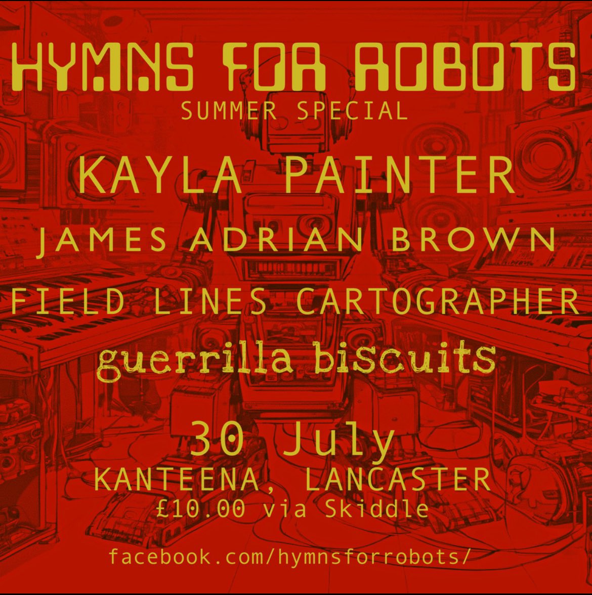 FLCartographer's tweet photo. Garden jam ahead of @hymnsforrobots tomorrow night

I’ll be alongside the brilliant @jamadrianbrown @KaylaPainter &amp; @guerrillabiccy &amp; it’s my first time back on home turf for a while. Be great to see you. X 

Tickets via Skiddle: https://t.co/nwMya6Peyf https://t.co/hUIPW6uiYN