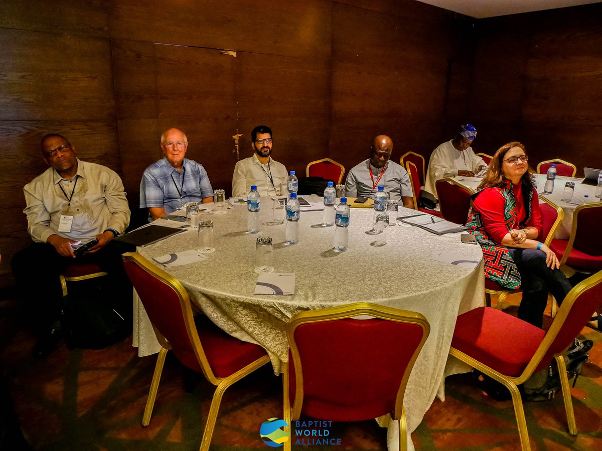 BaptistWorld's tweet photo. Cross-section of the Executive Committee meeting at the 2024 BWA Annual Gathering. It was a time of strategic planning and discussion. May God bless their efforts and guide their decisions for the future of the Baptist World Alliance.
#BWAlagos #BaptistWorld https://t.co/v24x9Cqz34