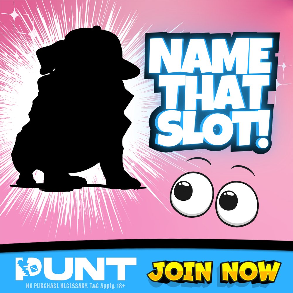🔥 NAME THAT SLOT! 🔥

WINNERS:2
PRIZE: 5SC

✏️ Rules to enter:
FOLLOW <a href="/PuntSocial/">Punt.com</a> 
LIKE + RT this post! ✔️
Comment with what SLOT this character is from! 💯 (along with your PUNT username)

GOOD LUCK ❤️