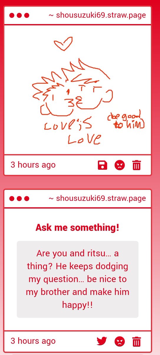 Hi Mob! Perhaps. You have my word though, I will be good to him o7