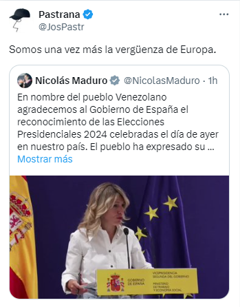 RaulGallart80's tweet image. Comenta @JosPastr que Maduro ha borrado ese tweet.

No hace falta decir nada más...
¡CIRCULANDO! #RT📲
