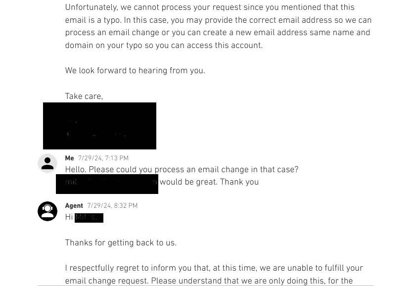 simonj's tweet photo. The latest in the kafkaesque nightmare that is dealing with @ATVIAssist. Trying to sort this out for my son Activision have built a system where a console account can be linked to an incorrectly entered, unverified account. https://t.co/D76QESv6VG