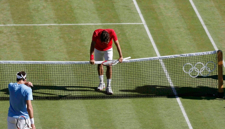 TvRFTennis's tweet image. The HISTORIC Olympic semi-final between Roger Federer & Juan Martin Del Potro!
A thread: