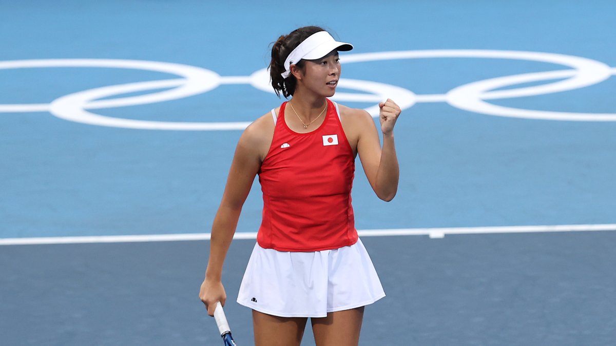 uclawtennis's tweet photo. 2⃣ matches, 2⃣ wins for Ena Shibahara at #Paris2024!

🔹 Shibahara/Aoyama def. Bogdan/Cristian (ROU) 6-2, 6-3
🔹 Shibahara/Nishikori def. Garcia/Roger-Vasselin (FRA) 6-4, 3-6, [10-7]

#GoBruins | #OlympiansMadeHere | #UCLAOlympians https://t.co/U0tjIB0qRC