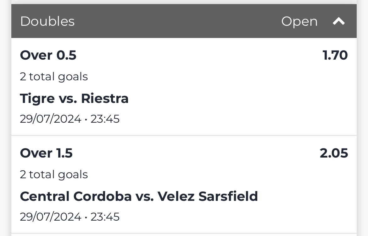BonoboBets's tweet photo. Prematch Argentina🇦🇷

Velez Sarsfield over 2+ goals in the last 5 H2H
Velez Sarsfield dominant in the last matches
Central Cordoba last in the league with most goals against

Dep. Riestra scored a goal in the last 3 matches
Tigre conceded a goal in the last 8 of their homematches https://t.co/yAZwjuPiKf