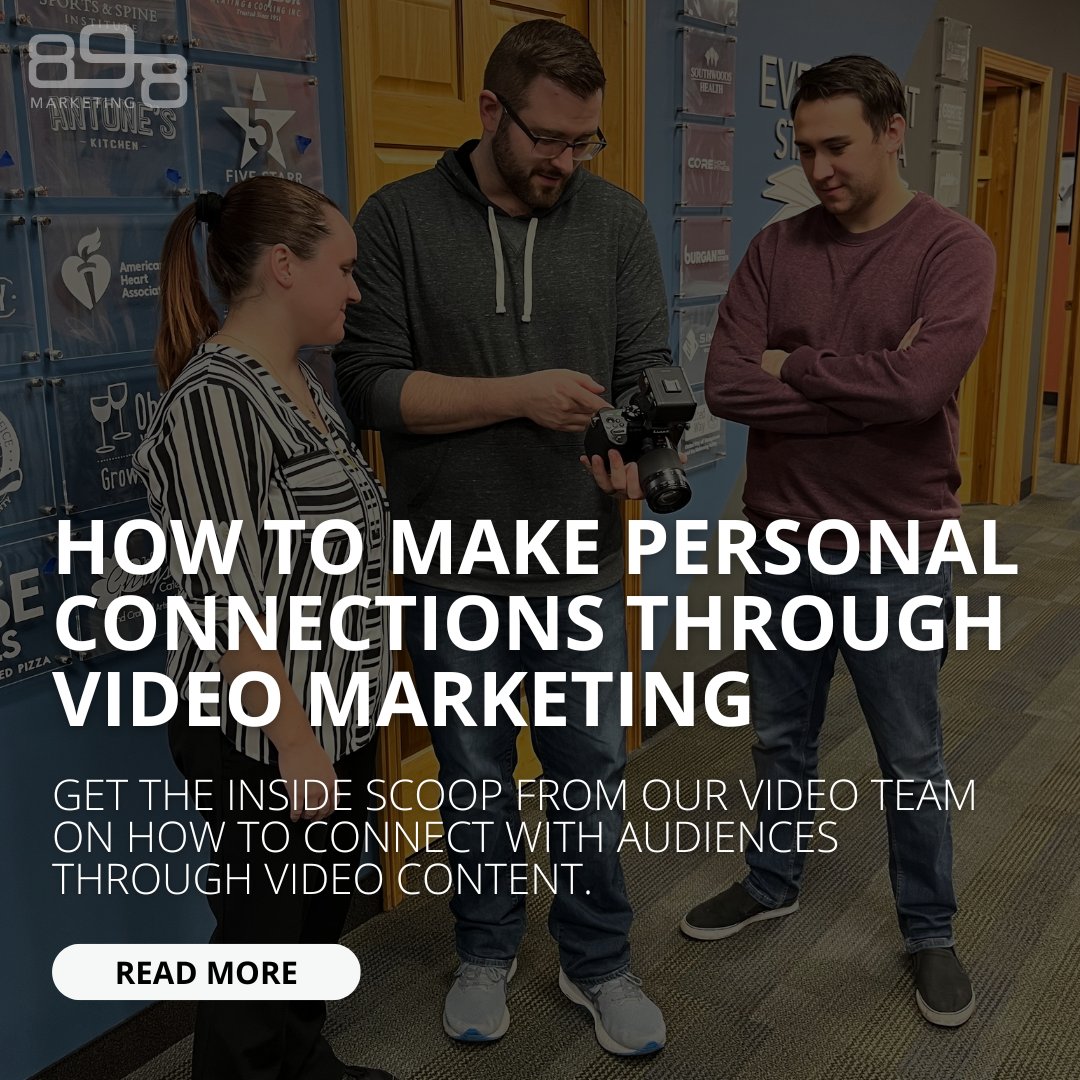 898Marketing's tweet photo. Video content can be made on a variety of platforms these days. From iPhones and social media content to professional-grade cameras and commercials, there is power in video storytelling. 🎥

Read our latest blog: https://t.co/ieQ2c7qxnT https://t.co/6kgYfPgAFk
