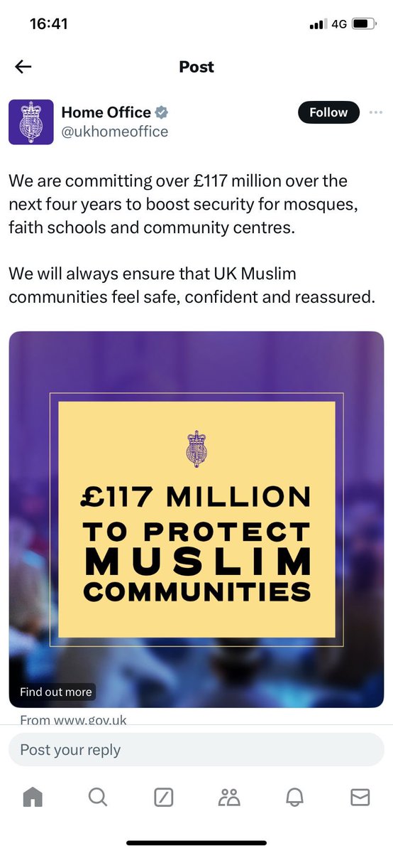 AndreaB97951440's tweet photo. Not a few hours have passed since those children have been murdered 
Rachel Reeves take the fuel payments from our elderly 
Then she posts this shite 
Giving money to mosques
You can't make this shit up https://t.co/JTZd3zY6Tx