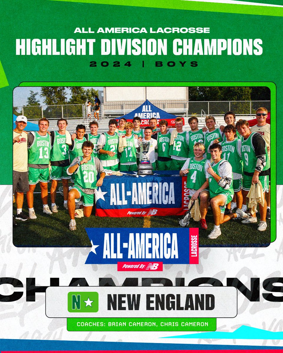 CSELax's tweet image. The 2024 New Balance All-America Boys Champions 🏆🥇