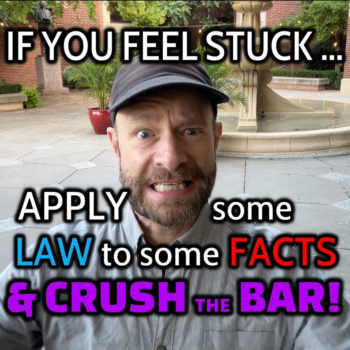 Remember you don't need an A to pass, my friends!