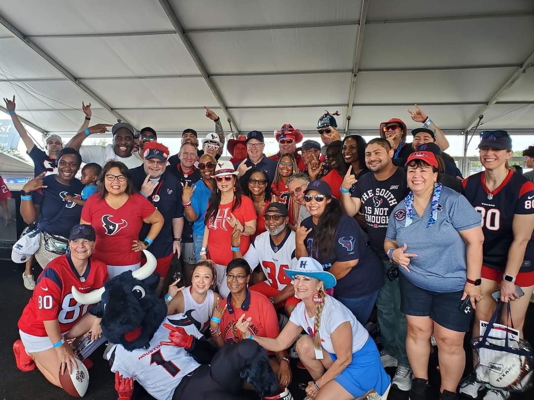 Texans Training Camp Day #5! They not like us!!! <a href="/HoustonTexans/">Houston Texans</a> #HoustonTexansFanCouncil