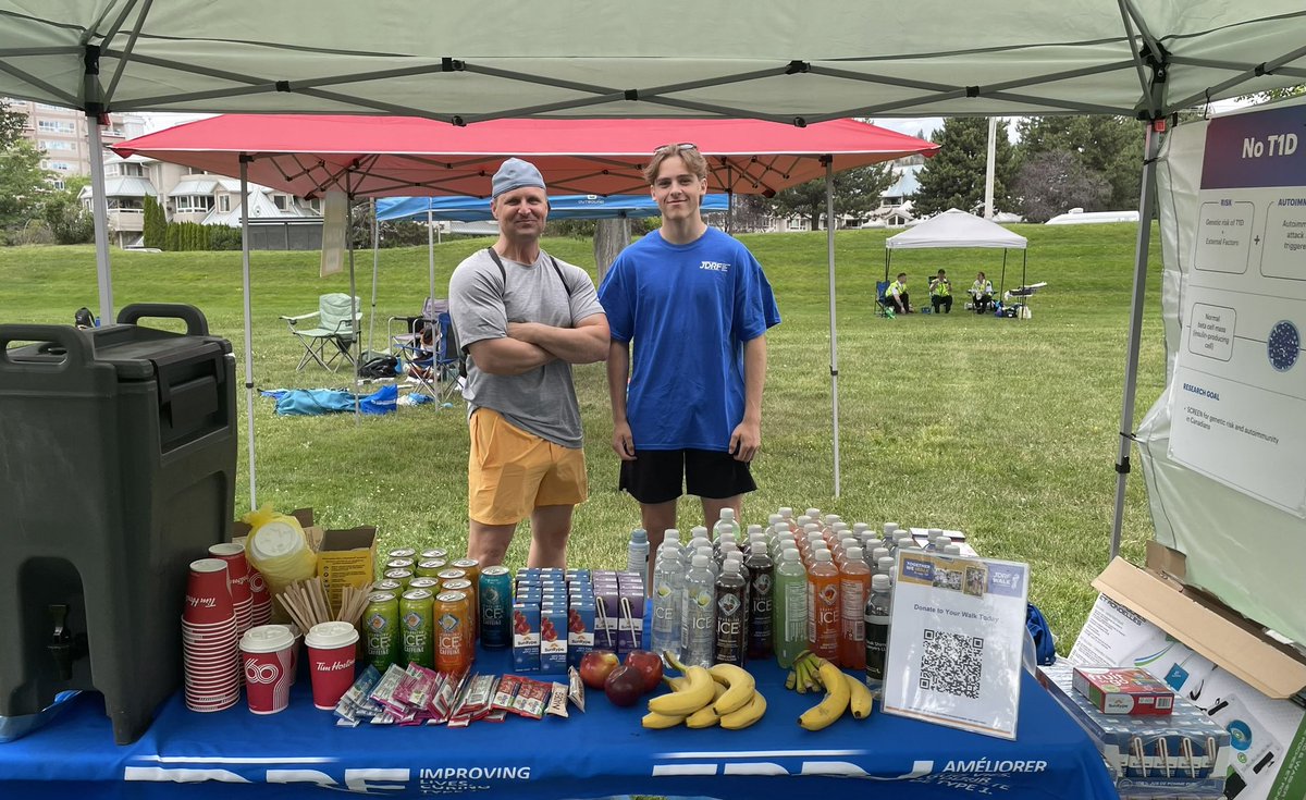 Robertsonfam11's tweet image. Telus Walk for the Cure Kelowna 2024. 12 year anniversary this year. Helping give hope to other young athletes #type1 #typenone