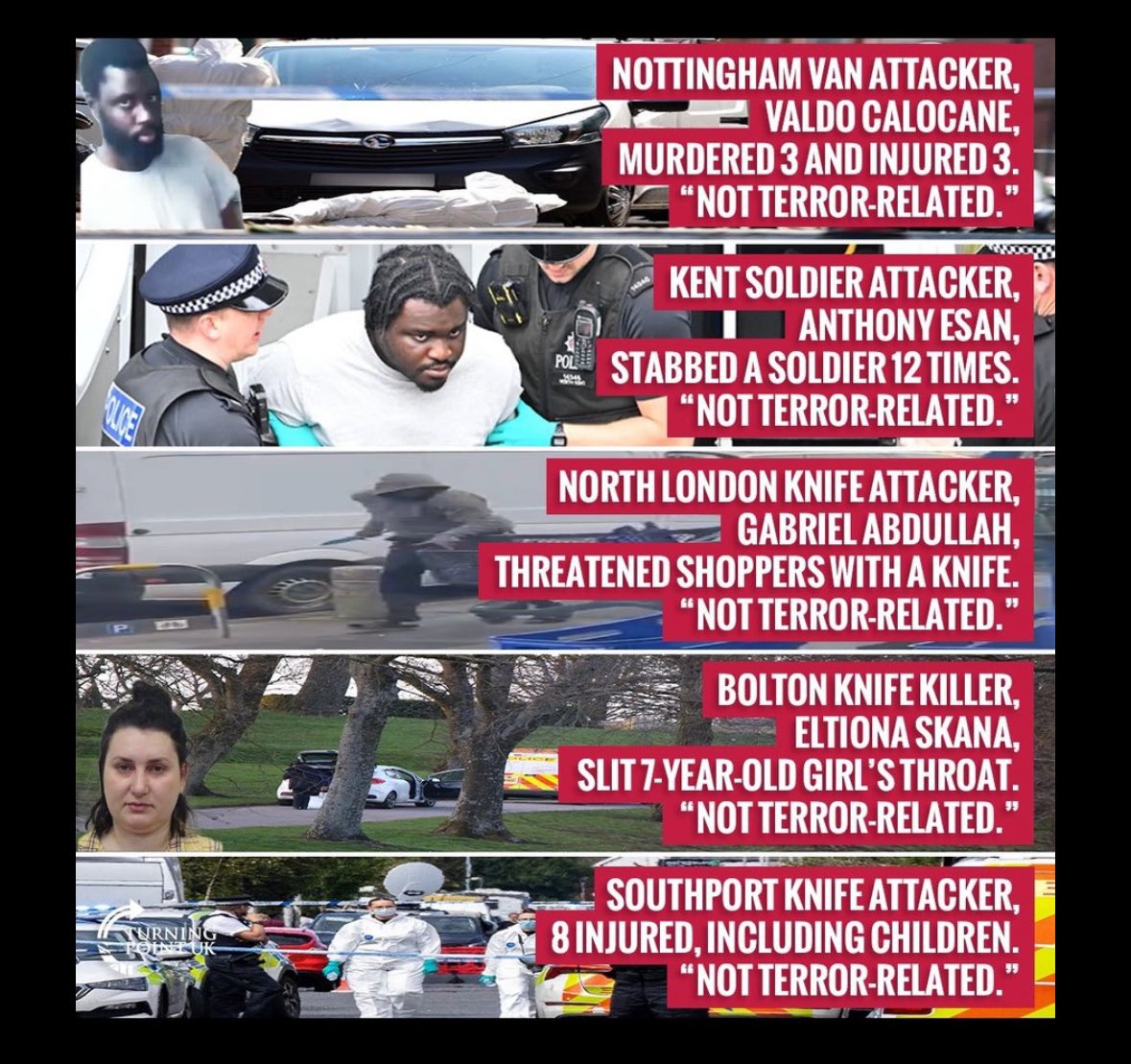 Not terror related. Fuck me. As an soldier of his majesty I will stand and fight to the very end. Our beloved country needs something more than this govt to take back control. #England #Patriot #Veteran #disgrace #standunited