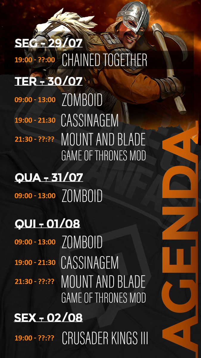 Agenda da Semana