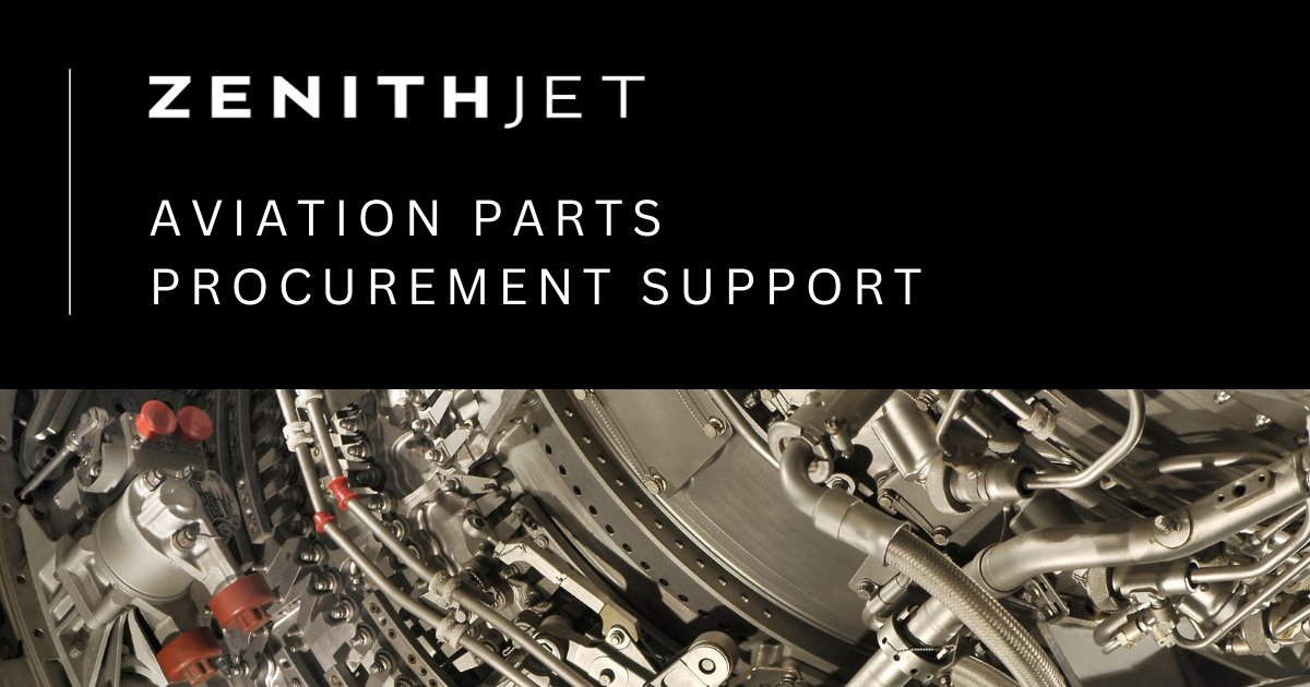 We are thrilled to announce the launch of our Aviation Parts Procurement Support services!
Visit our website to learn more about how we can support your aviation needs:  zenithjet.com/aviation-parts…