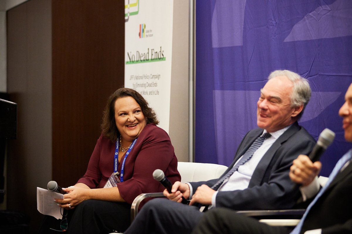 As JFF's <a href="/MariaKFlynn/">Maria Flynn</a> tells <a href="/politico/">POLITICO</a>, "voters want elected officials to do better and engineer our #education and #employment systems so that no American faces a dead end at school, or at work or in their lives." People deserve systems with #NoDeadEnds ➡️ hubs.la/Q02Jj3JT0