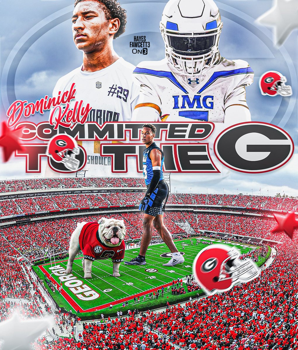 Hayes Fawcett (@hayesfawcett3) on Twitter photo BREAKING: Four-Star CB Dominick Kelly (2026) has Flipped his Commitment from USC to Georgia, he tells me for <a href="/on3recruits/">Follow @Rivals</a>
The 6’1 180 CB from Tampa, FL had been Committed to the Trojans since March
“Faith, Family, Football.”
on3.com/db/dominick-ke… BREAKING: Four-Star CB Dominick Kelly (2026) has Flipped his Commitment from USC to Georgia, he tells me for <a href="/on3recruits/">Follow @Rivals</a>
The 6’1 180 CB from Tampa, FL had been Committed to the Trojans since March
“Faith, Family, Football.”
on3.com/db/dominick-ke…