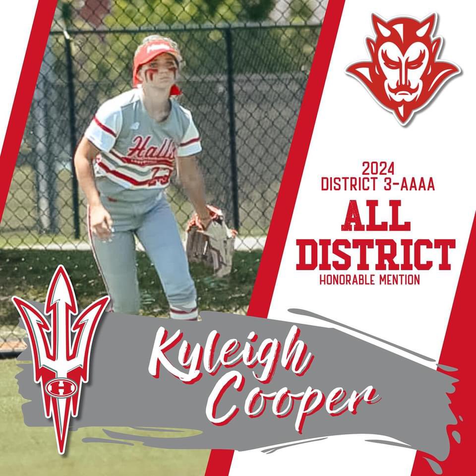 Congratulations to Lady Devil Kyleigh Cooper on her commitment to Pellissippi State to further her softball and academic career!#BRAK