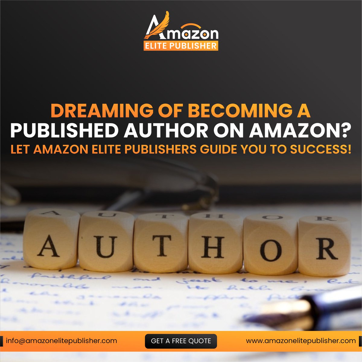 AmazonElite1's tweet image. Ready to make a splash with your book? At Amazon Elite Publishers, we offer strategic marketing to elevate your manuscript from shelf to spotlight.
(888) 886-1338
info@amazonelitepublishers.com
amazonelitepublishers.com

#BookMarketing #AuthorSupport #EbookSuccess