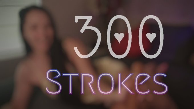 NEW video : Day 215 "Three Hundred Strokes" 15:51min. See what's in store and follow along while I count