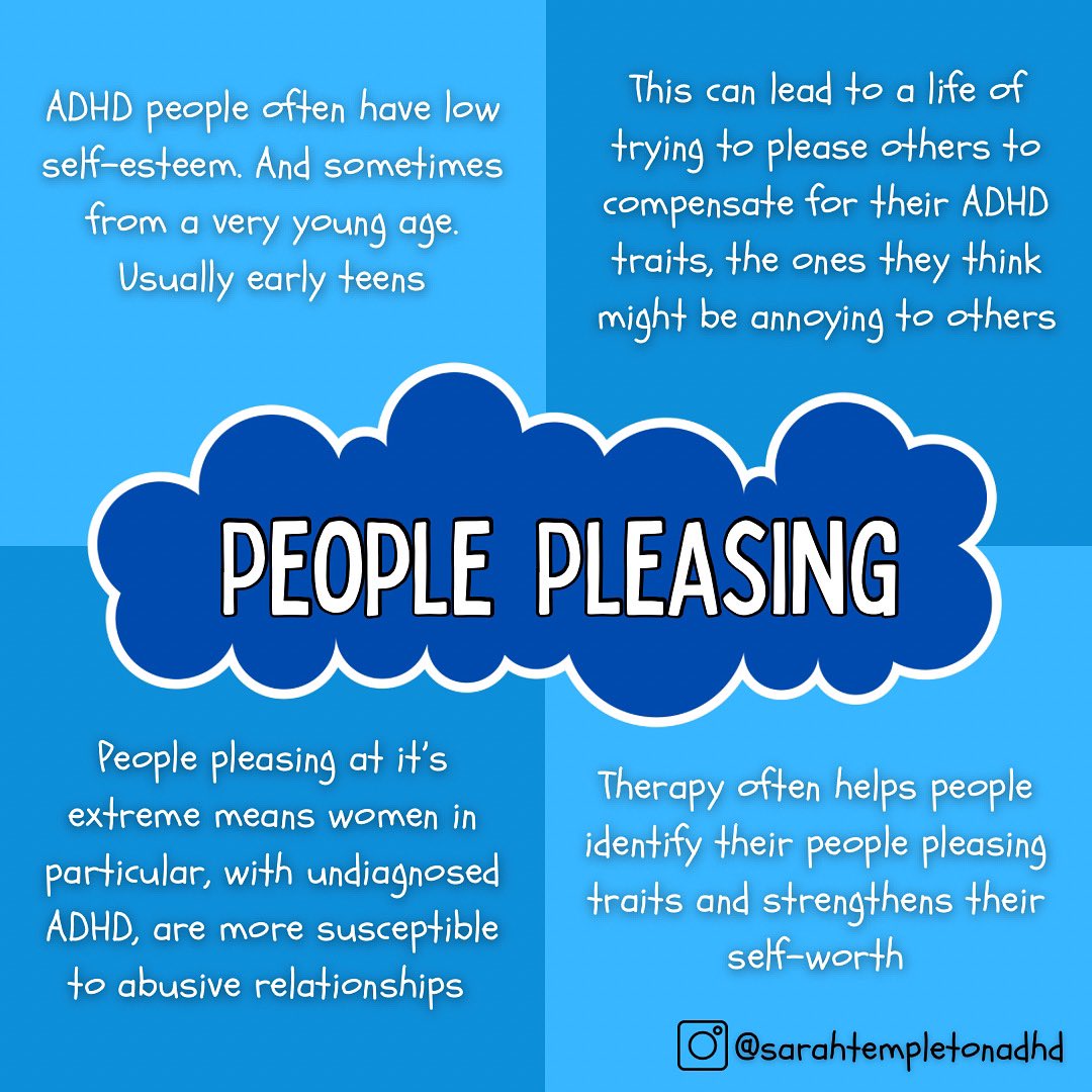If ADHD People-Pleasing is a problem for you, Headstuff has fully qualified Counsellors to help you with this and any other issues

headstuffadhdtherapy.co.uk